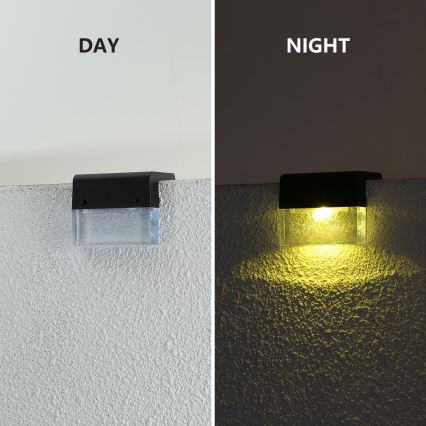 SET 2x LED RGB Solar wall light LED/1W/1,2V 3500K IP65