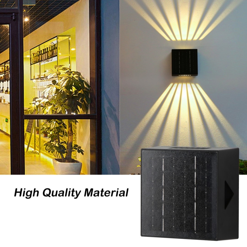 LED Solar wall light LED/2W/3,7V 4000K IP44