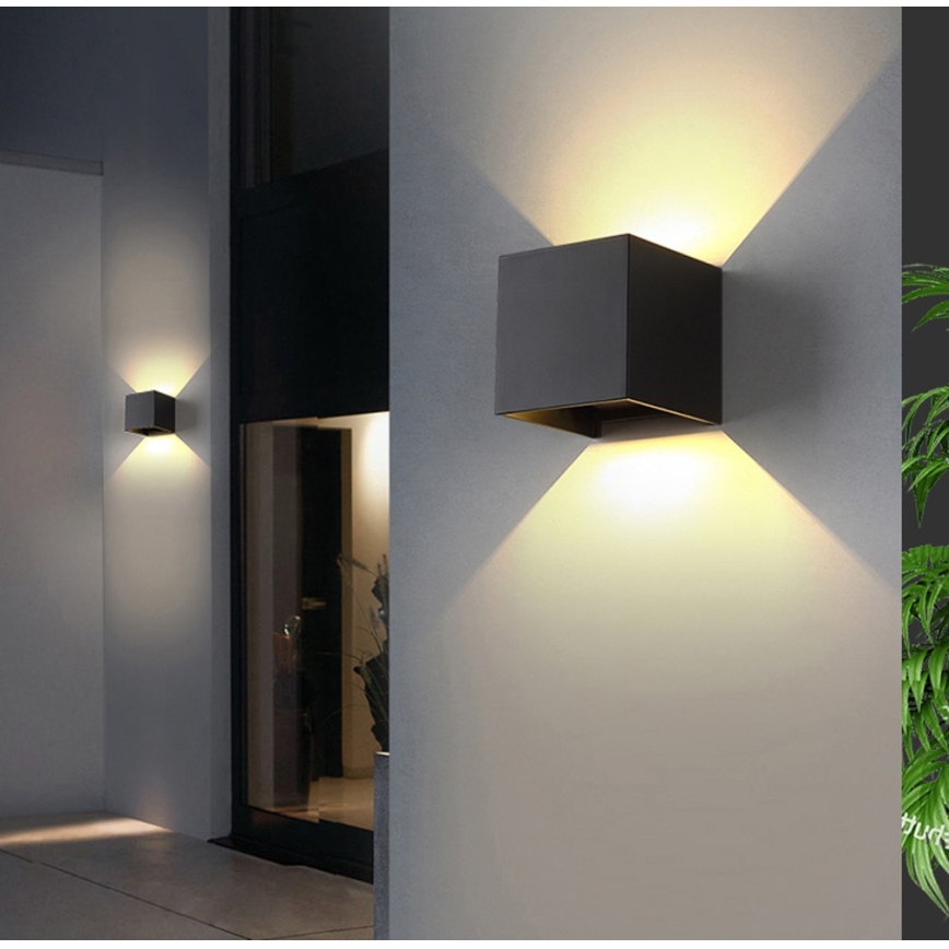 Immax 08510L - DICE LED Outdoor Wall Light LED/6W/230V 3000K IP65