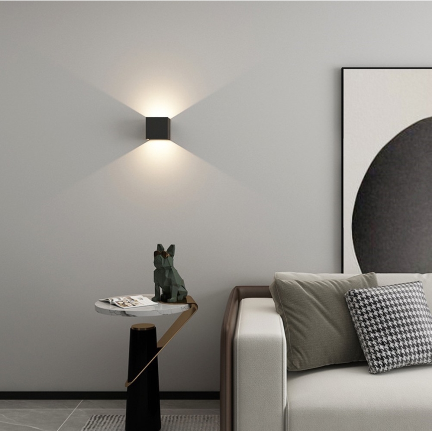 Immax 08510L - DICE LED Outdoor Wall Light LED/6W/230V 3000K IP65