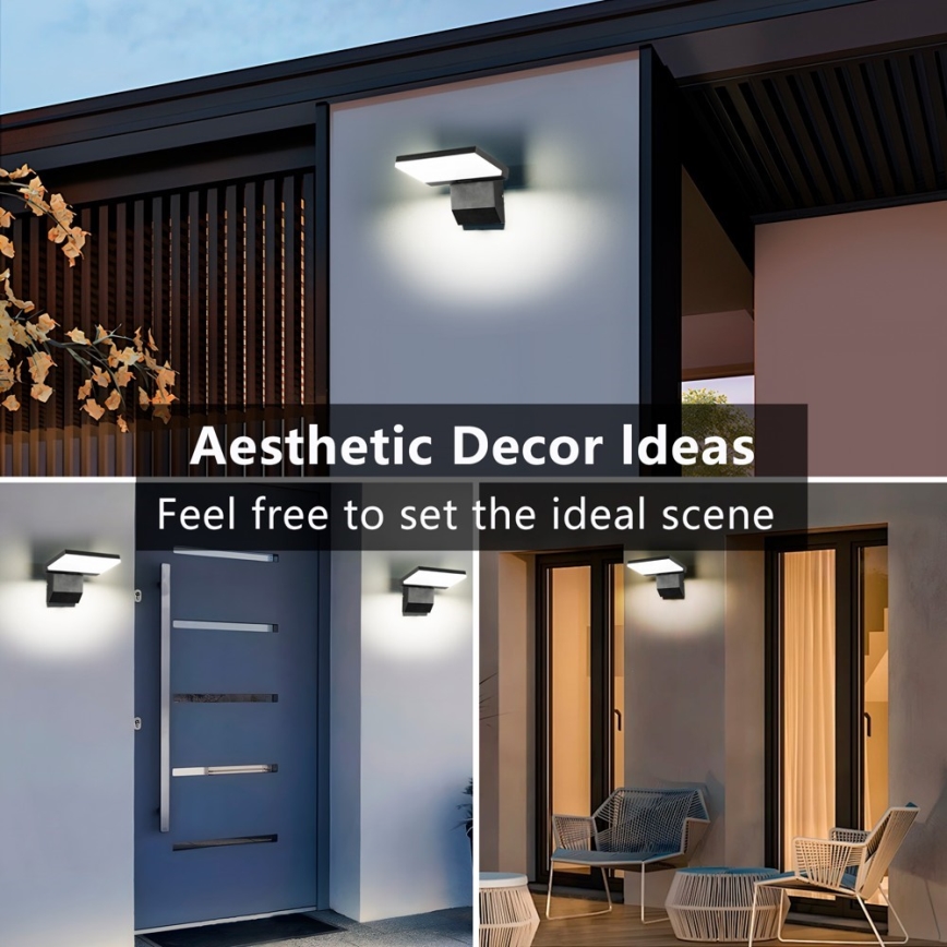 LED Outdoor Wall Light MODERN LED/18W/230V IP65