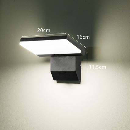 LED Outdoor Wall Light MODERN LED/18W/230V IP65