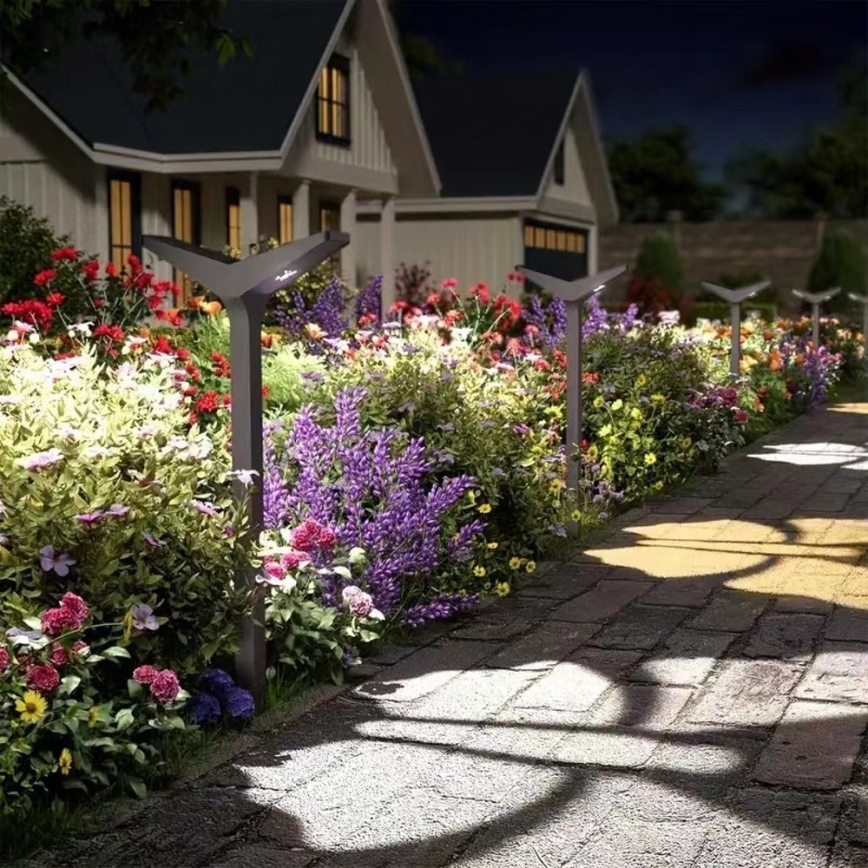 SUN BUTTERFLY LED Solar Lamp with Sensor, 1.5W/3.7V, 3000/6000K, IP65, 1500 mAh