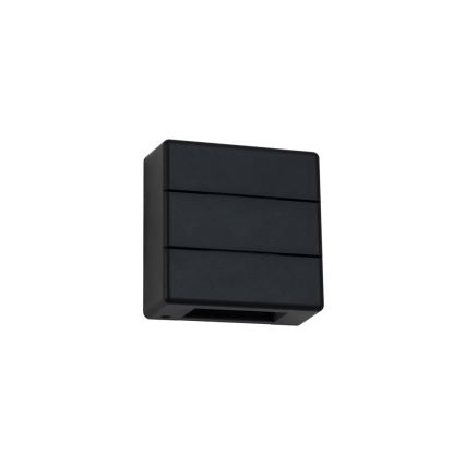 LED Outdoor Wall Light LUXLINE 6W/230V 3000K IP54 Black