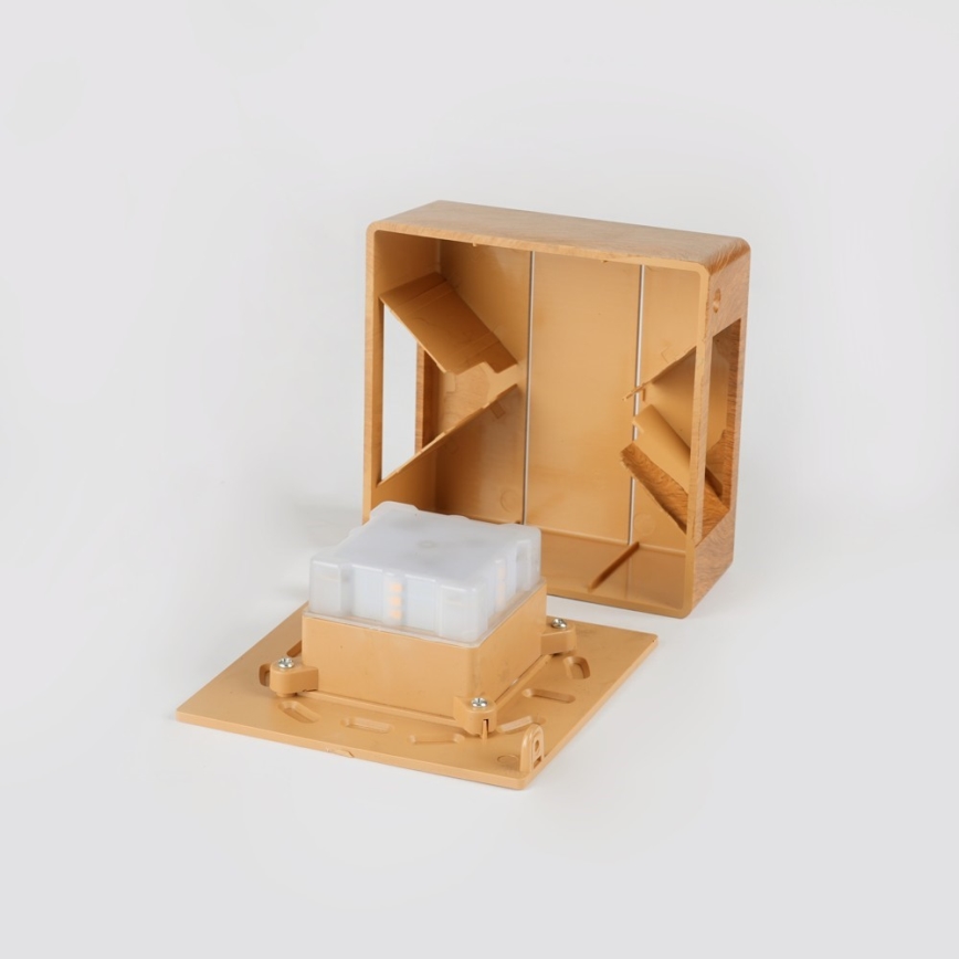 LED Outdoor Wall Light LUXLINE LED/6W/230V 3000K IP54 Oak