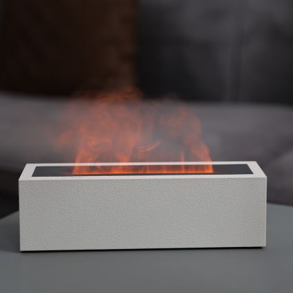 LED Aroma diffuser and air humidifier with flame imitation LED/10W/5V
