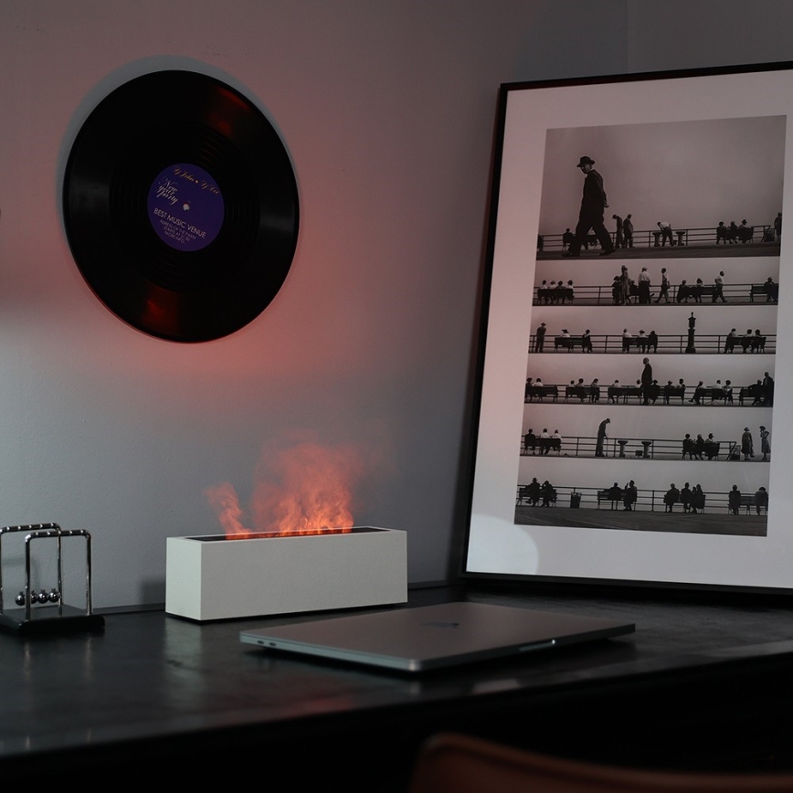 LED Aroma diffuser and air humidifier with flame imitation LED/10W/5V