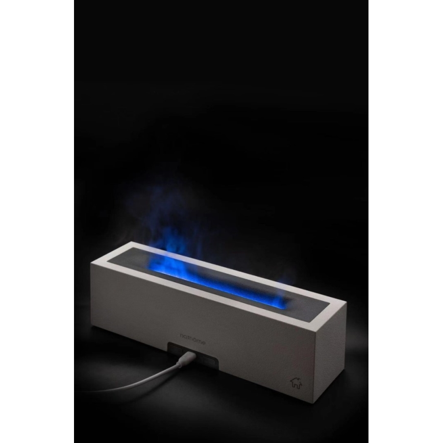 LED Aroma diffuser and air humidifier with flame imitation LED/10W/5V