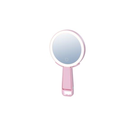 Immax 09102L - LED+CCT Dimmable Cosmetic Mirror SWEET LED/3W/5V Pink