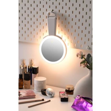 Immax 09103L - LED+CCT Dimmable Cosmetic Mirror SWEET LED/3W/5V White