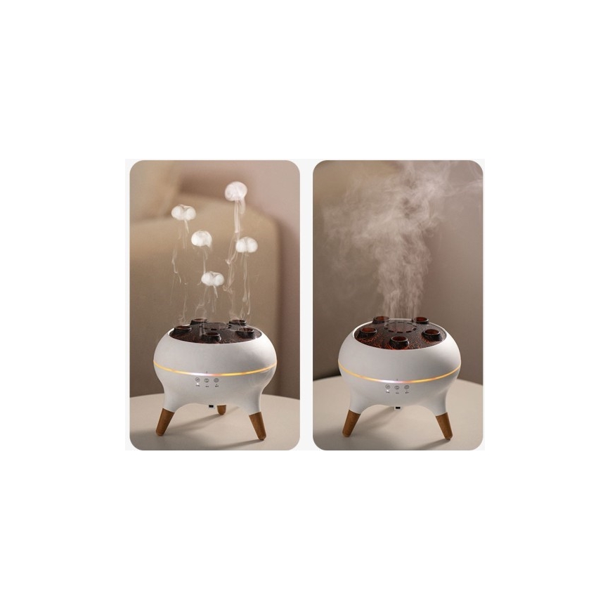 Immax 09104L - JELLYFISH Aroma Diffuser and Air Humidifier LED/11W/5V