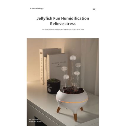 Immax 09104L - JELLYFISH Aroma Diffuser and Air Humidifier LED/11W/5V