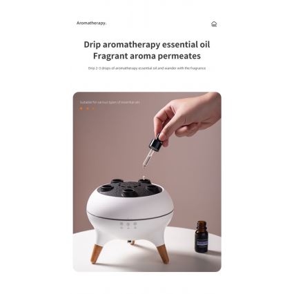 Immax 09104L - JELLYFISH Aroma Diffuser and Air Humidifier LED/11W/5V