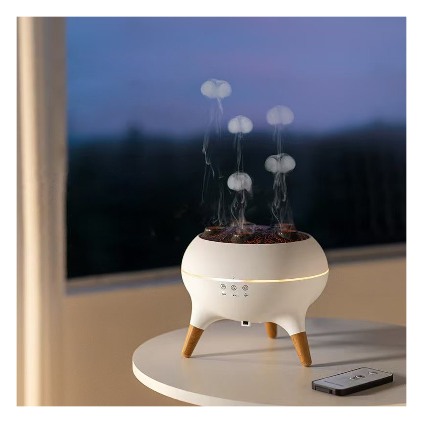 Immax 09104L - JELLYFISH Aroma Diffuser and Air Humidifier LED/11W/5V