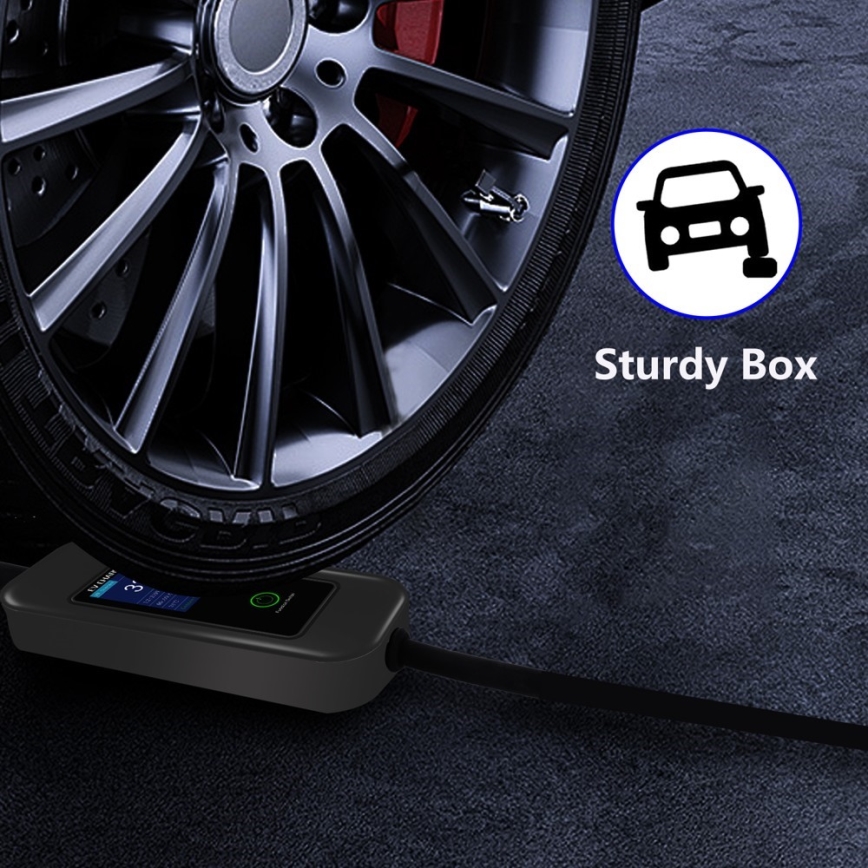 Immax - EV travel charging station for electric cars AC Type 2 32A/380V 22kW + plug 230V 5m Wi-Fi Tuya