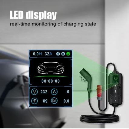 Immax - EV travel charging station for electric cars AC Type 2 32A/380V 22kW 5m + case