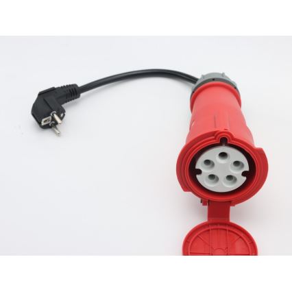 Immax - Portable EV Charging Station for Electric Vehicles, AC Type 2, 16A/380V, 11 kW + 230V Plug, 5 m Cable, Tuya Wi‑Fi