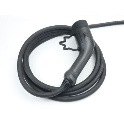 Immax - Portable EV Charging Station for Electric Vehicles, AC Type 2, 16A/380V, 11 kW + 230V Plug, 5 m Cable, Tuya Wi‑Fi