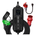 Immax - EV travel charging station for electric cars AC Type 2 32A/380V 22kW + plug 230V 5m Wi-Fi Tuya