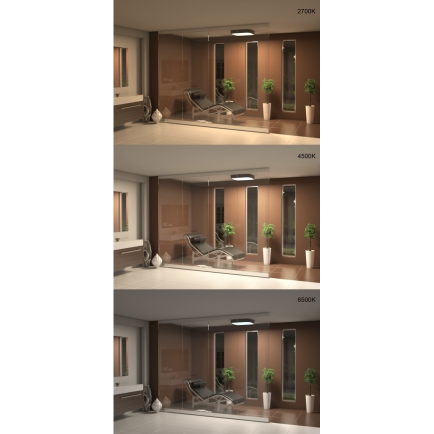 Immax NEO 07042L – LED Dimming Ceiling Light RECUADRO LED/67W/230V + RC Tuya