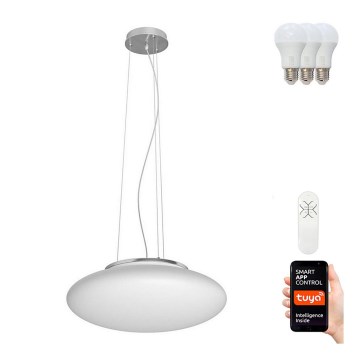 Immax NEO 07055L – LED RGB Dimming Pendant Chandelier ELIPTICO 3×E27/8.5W/100–240V + RC Tuya