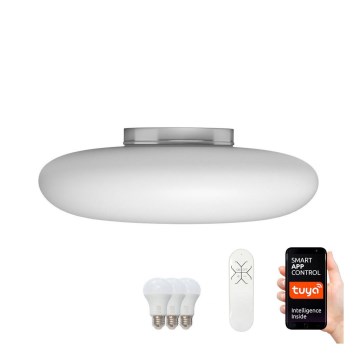 Immax NEO 07062L-LED RGBW Dimmable ceiling light FUENTE 3xE27/8,5W/100-240V Tuya