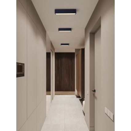 Immax NEO 07074-60 - LED Dimmable ceiling light CANTO LED/34W/230V black Tuya + remote control