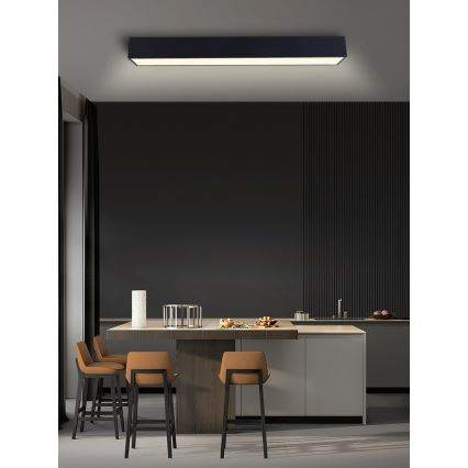Immax NEO 07074-90 - LED Dimmable ceiling light CANTO LED/50W/230V black Tuya + remote control