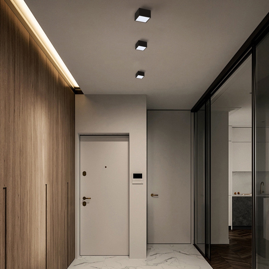 Immax Neo 07074L-15BD - Set 2x LED Dimmable ceiling light CANTO 2xLED/12W/230V + remote control Tuya