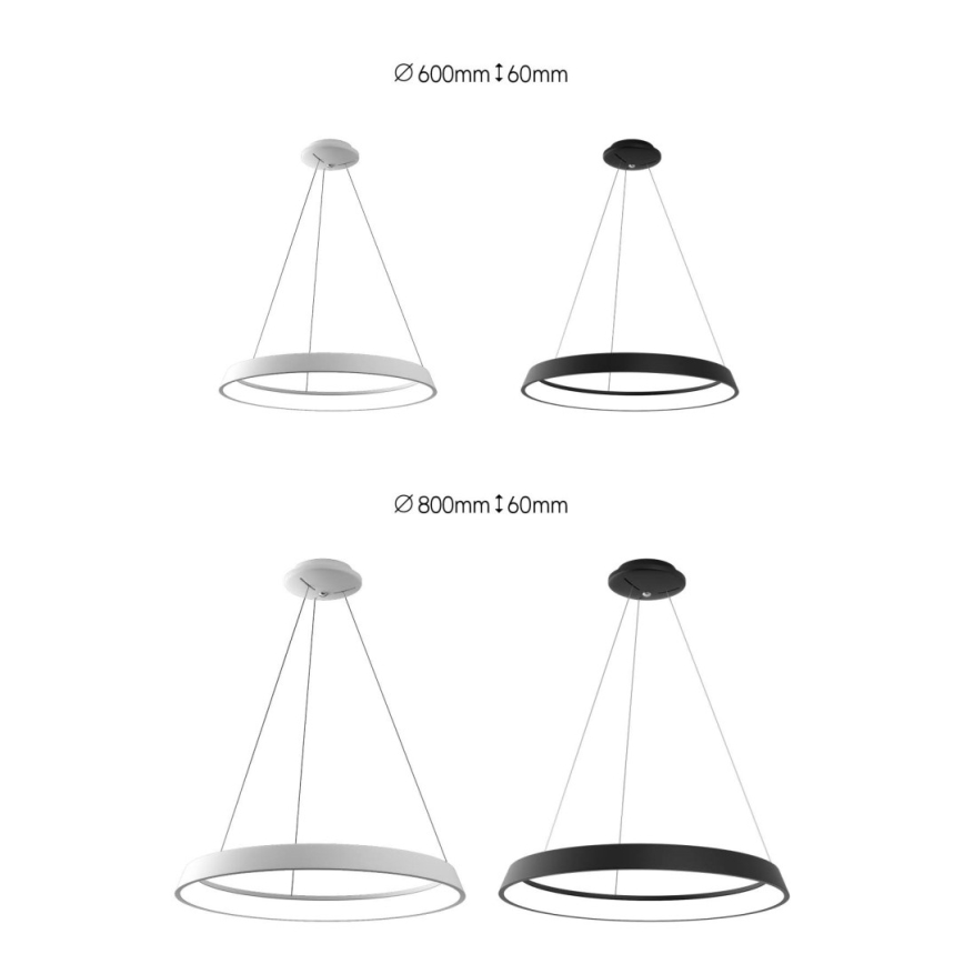 Immax NEO 07080L-80 - LED Dimmable chandelier on a string LIMITADO LED/48W/230V 80 cm Tuya + remote control