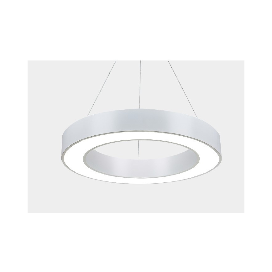 Immax NEO 07091L - LED Dimmable chandelier on a string PASTEL LED/52W/230V 60 cm white Tuya + remote control