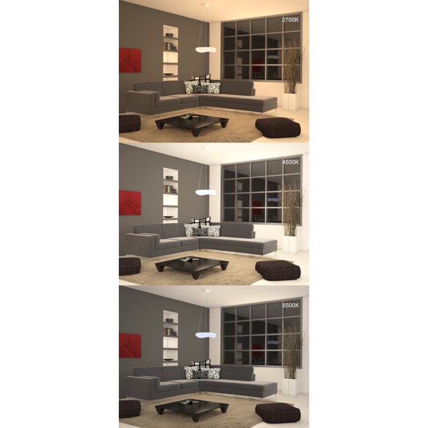 Immax NEO 07099L - LED Dimmable ceiling light PULPO LED/40W/230V 60 cm Tuya + remote control