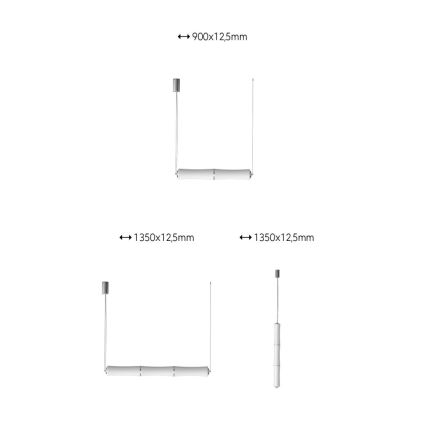 Immax NEO 07102L - LED Dimmable chandelier on a string BAMBOOS LED/30W/230V 90 cm Tuya + remote control