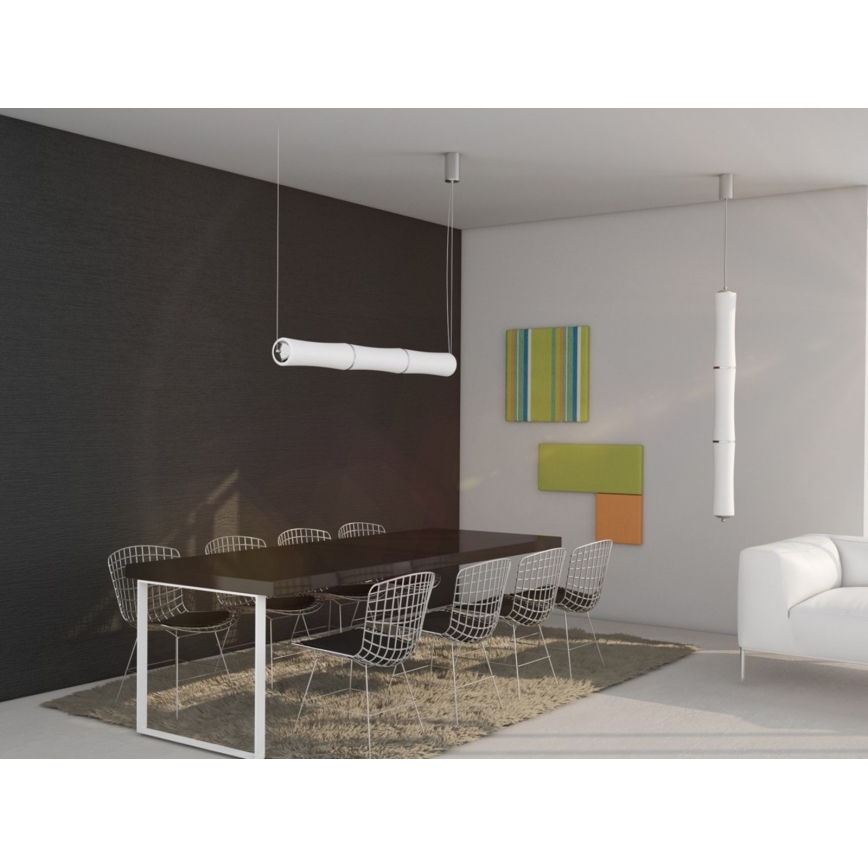 Immax NEO 07102L - LED Dimmable chandelier on a string BAMBOOS LED/30W/230V 90 cm Tuya + remote control