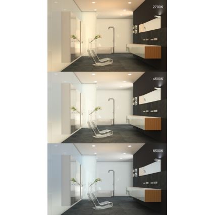 Immax NEO 07109K - LED Dimmable bathroom recessed light PRACTICO LED/24W/230V IP44 Tuya