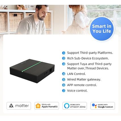 Immax NEO 07117-5 - Smart Matter Bridge (Zigbee 3.0, 230 V, Wi‑Fi)