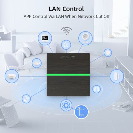 Immax NEO 07117-5 - Smart Matter Bridge (Zigbee 3.0, 230 V, Wi‑Fi)