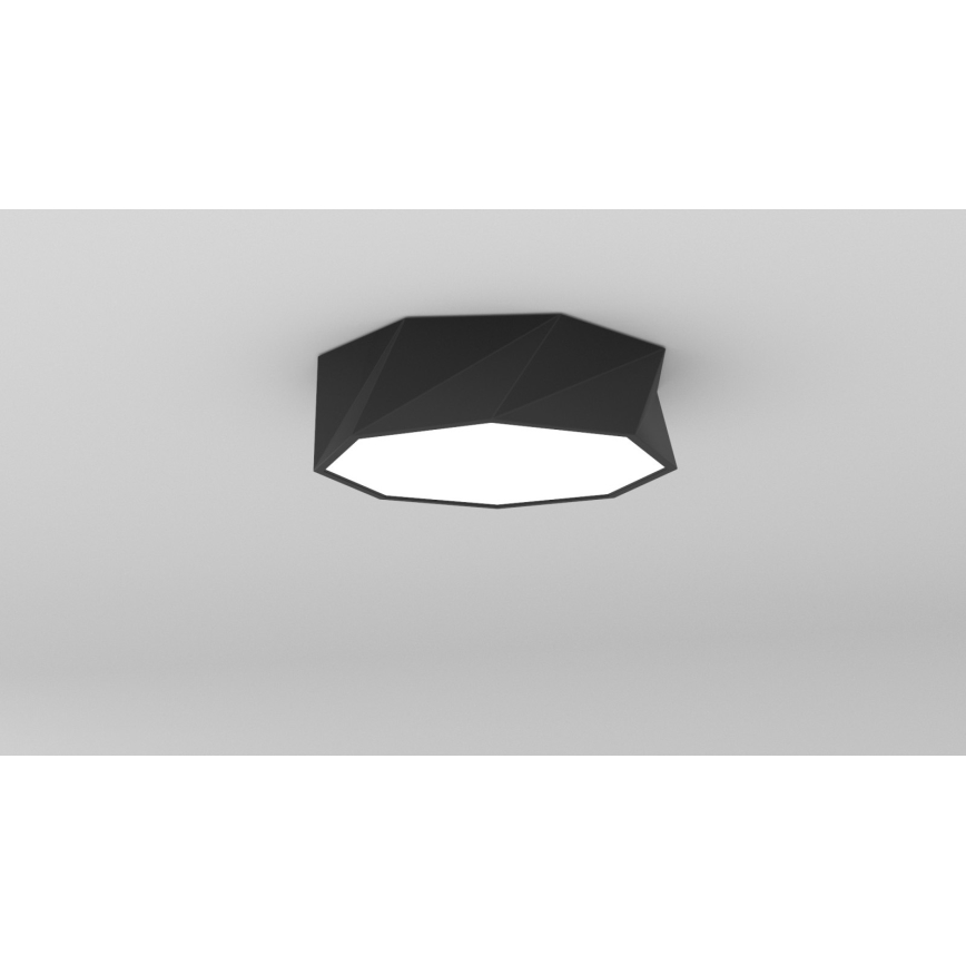 Immax NEO 07130-B40 - LED SMART Dimmable ceiling light DIAMANTE black LED/31W/230V + remote control 40cm Tuya ZigBee