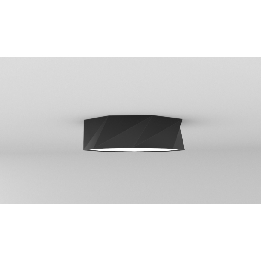 Immax NEO 07130-B40 - LED SMART Dimmable ceiling light DIAMANTE black LED/31W/230V + remote control 40cm Tuya ZigBee