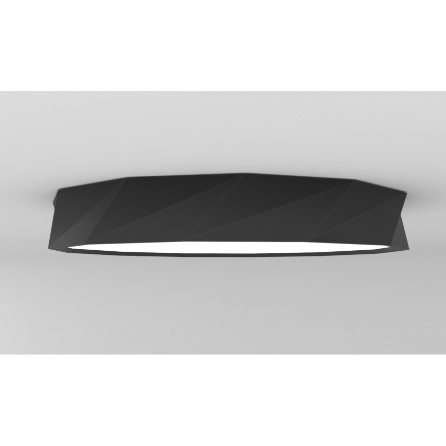 Immax NEO 07130-B80 - LED SMART Dimmable ceiling light black DIAMANTE LED/60W/230V + remote control 80cm Tuya ZigBee