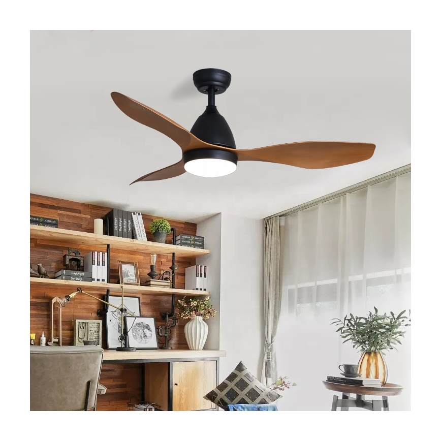Immax NEO 07141-B - LED Ceiling fan NEO LITE FRESCO LED/18W/230V Tuya Wi-Fi black/brown+ remote control