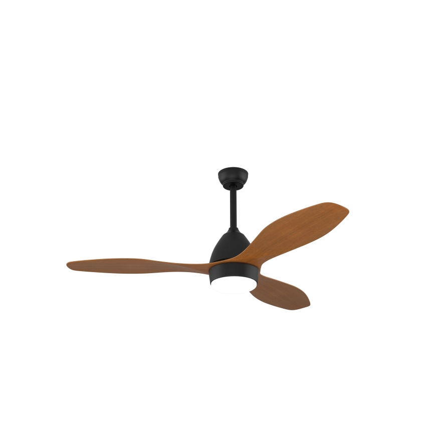 Immax NEO 07141-B - LED Ceiling fan NEO LITE FRESCO LED/18W/230V Tuya Wi-Fi black/brown+ remote control