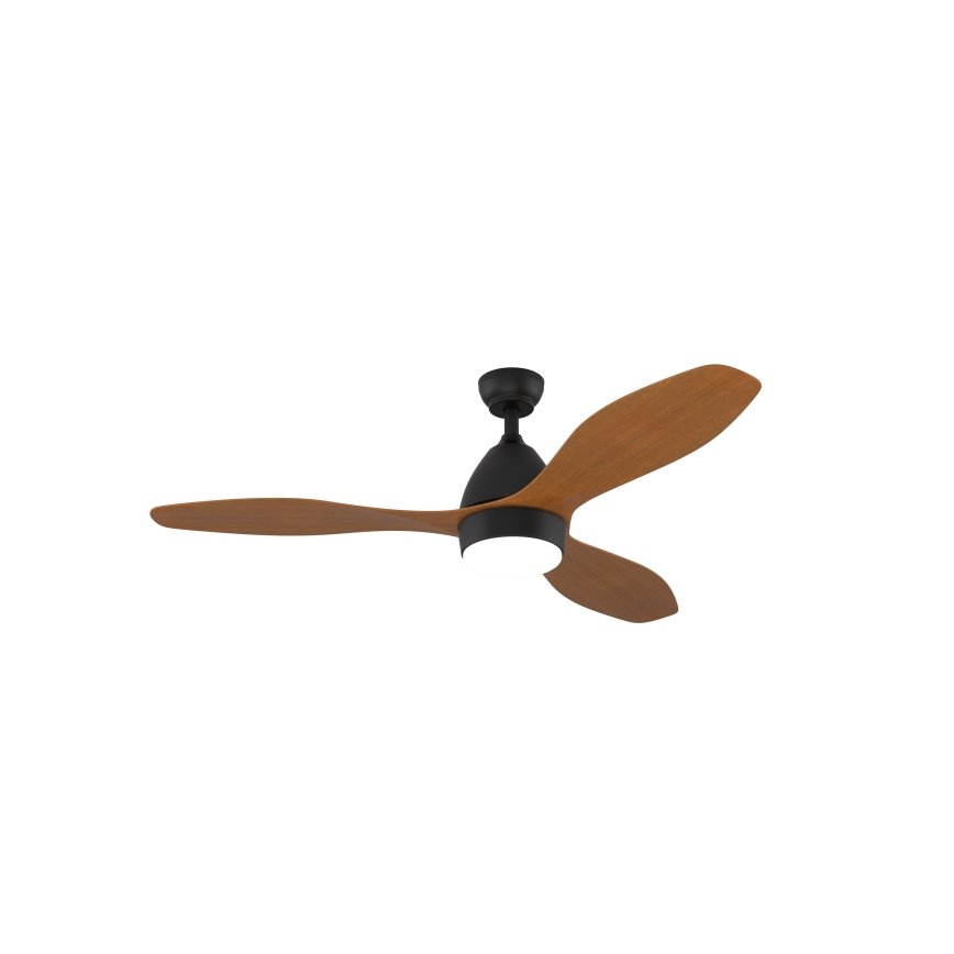 Immax NEO 07141-B - LED Ceiling fan NEO LITE FRESCO LED/18W/230V Tuya Wi-Fi black/brown+ remote control