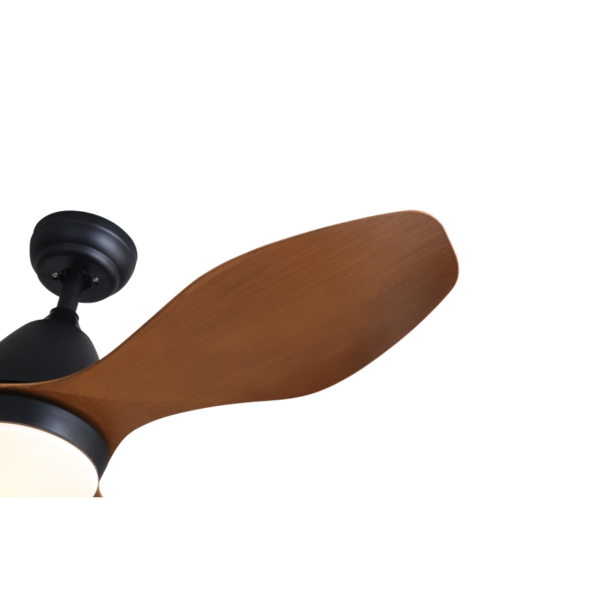 Immax NEO 07141-B - LED Ceiling fan NEO LITE FRESCO LED/18W/230V Tuya Wi-Fi black/brown+ remote control