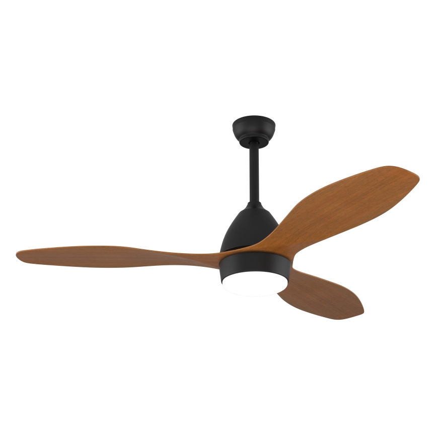 Immax NEO 07141-B - LED Ceiling fan NEO LITE FRESCO LED/18W/230V Tuya Wi-Fi black/brown+ remote control