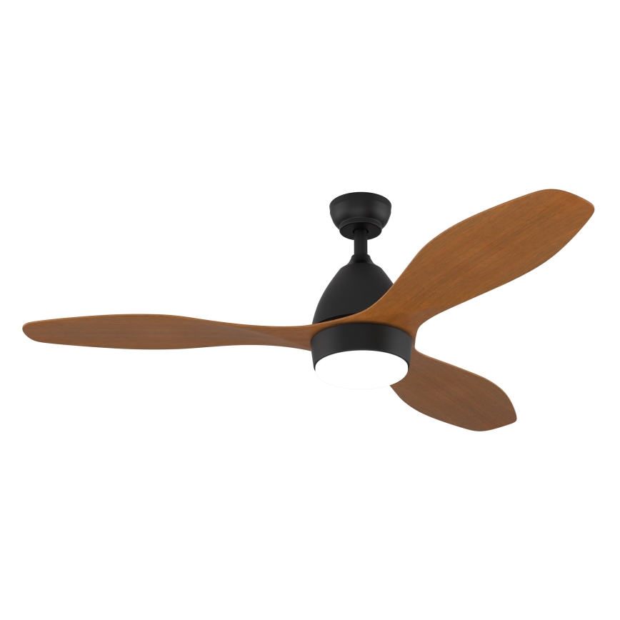 Immax NEO 07141-B - LED Ceiling fan NEO LITE FRESCO LED/18W/230V Tuya Wi-Fi black/brown+ remote control