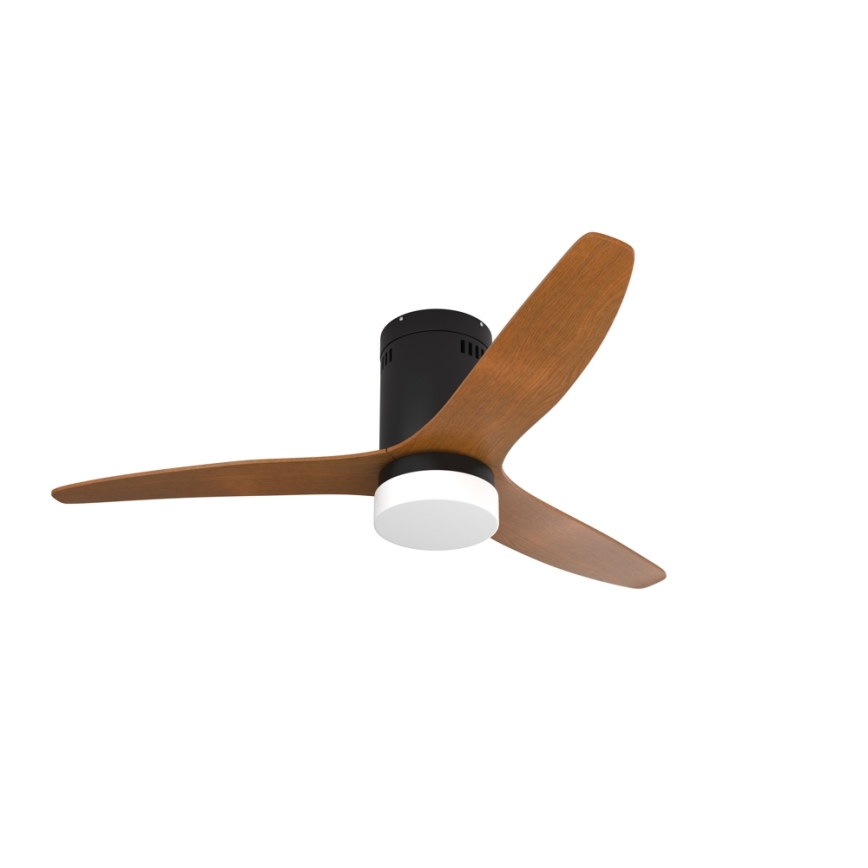 Immax NEO 07142-B - LED Ceiling fan NEO LITE VENTO LED/18W/230V Tuya Wi-Fi black/wood + remote control