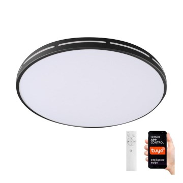 Immax NEO 07145-B42 - LED Dimmable ceiling light NEO LITE VISTAS LED/24W/230V Tuya Wi-Fi black + remote control