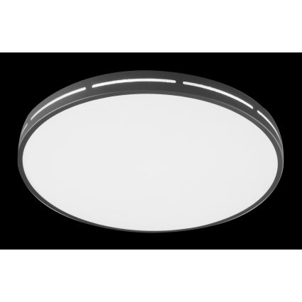 Immax NEO 07145-B42 - LED Dimmable ceiling light NEO LITE VISTAS LED/24W/230V Tuya Wi-Fi black + remote control
