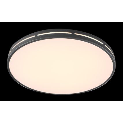 Immax NEO 07145-B42 - LED Dimmable ceiling light NEO LITE VISTAS LED/24W/230V Tuya Wi-Fi black + remote control